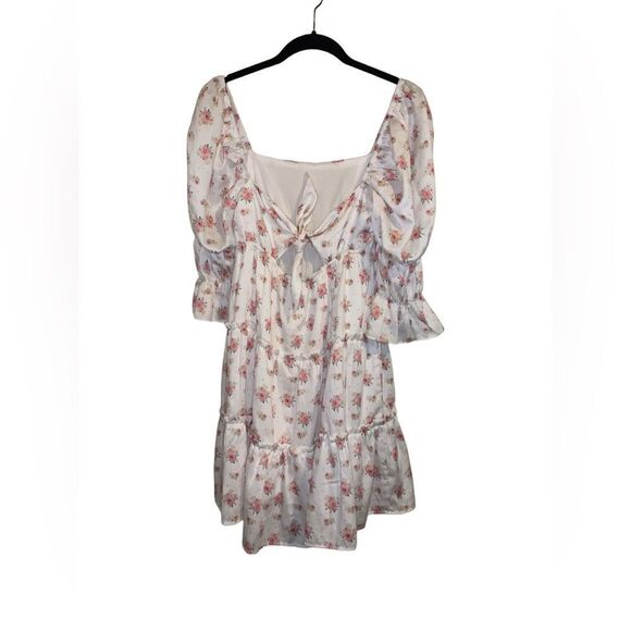 Storia off the shoulder open back Dress - Picture 3 of 7